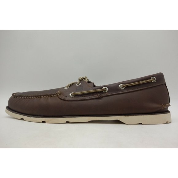 Sperry Top Sider Brown Leather Deck Loafers Shoes Men\'s 14 M main image 5
